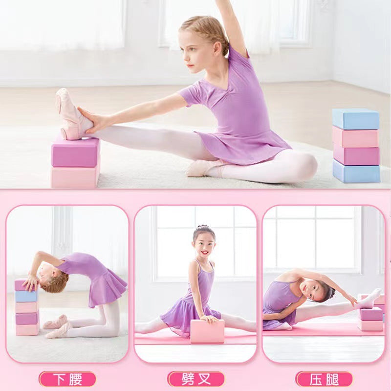 Yoga Brick EVA High Density Yoga Beginner Children Gymnastics  Special Leg Press Equipment Practice Brick